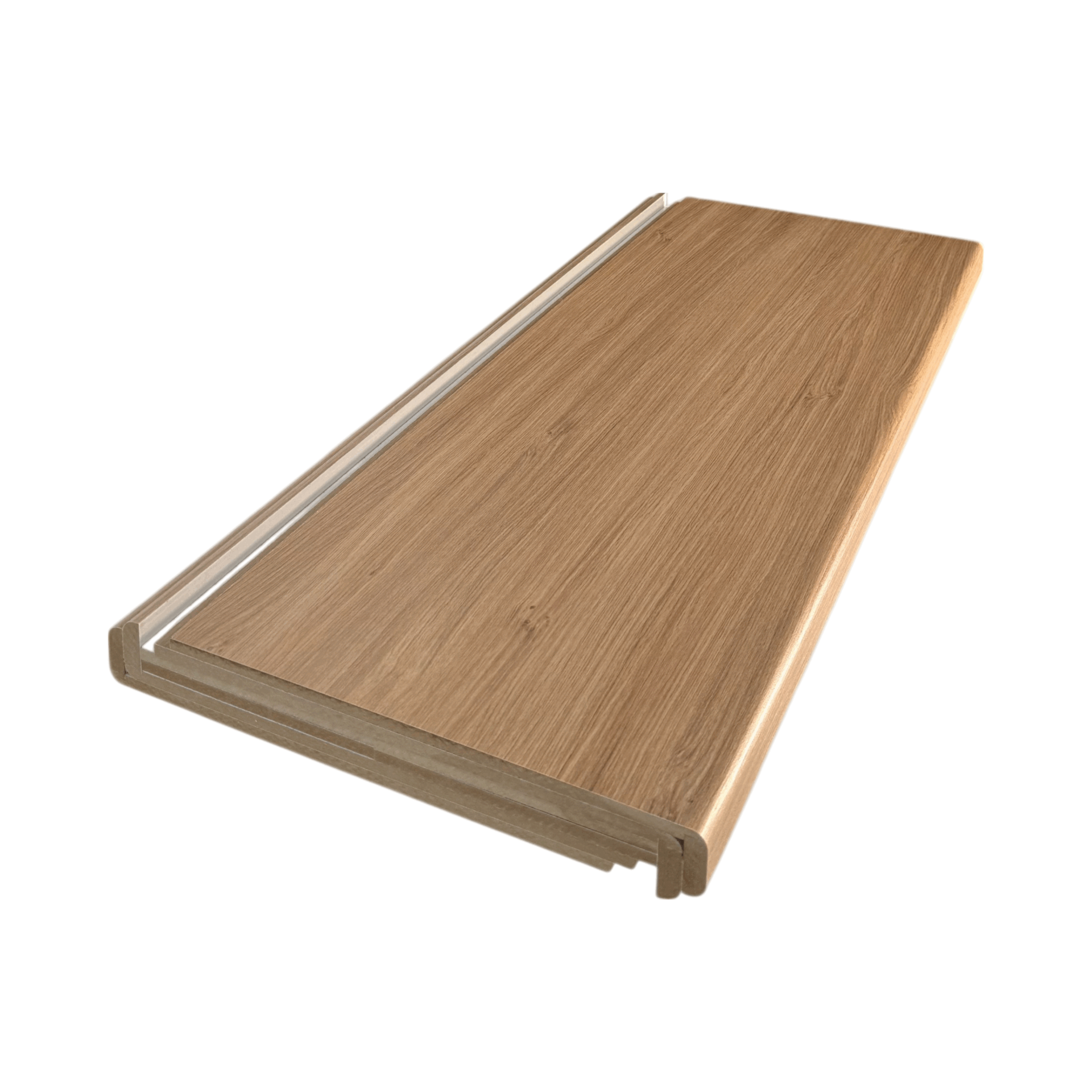 Light Oak Wood Grain Quattro Stair Treads & Risers