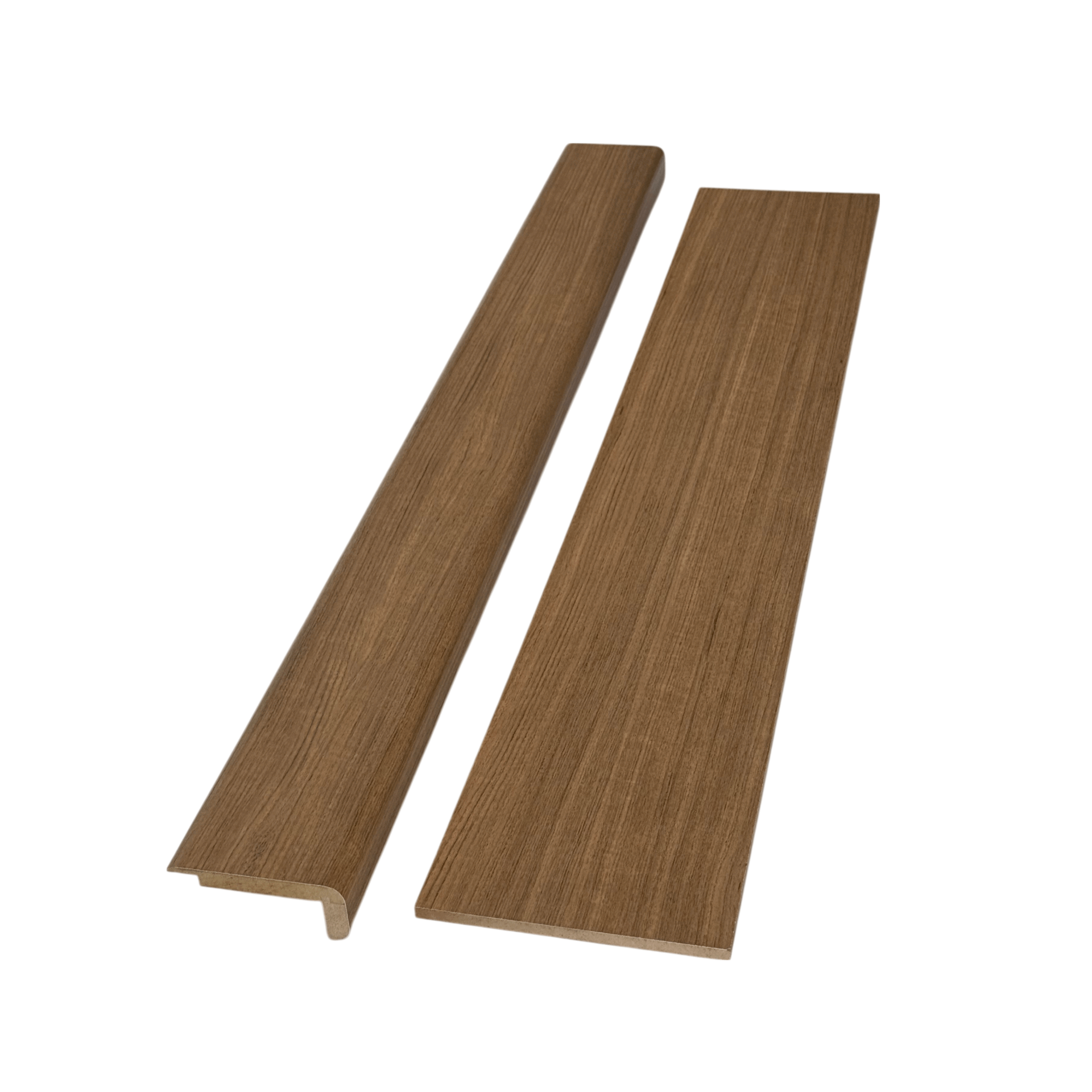 Honey Oak Wood Grain Top Step Transition Stair Nose & Riser