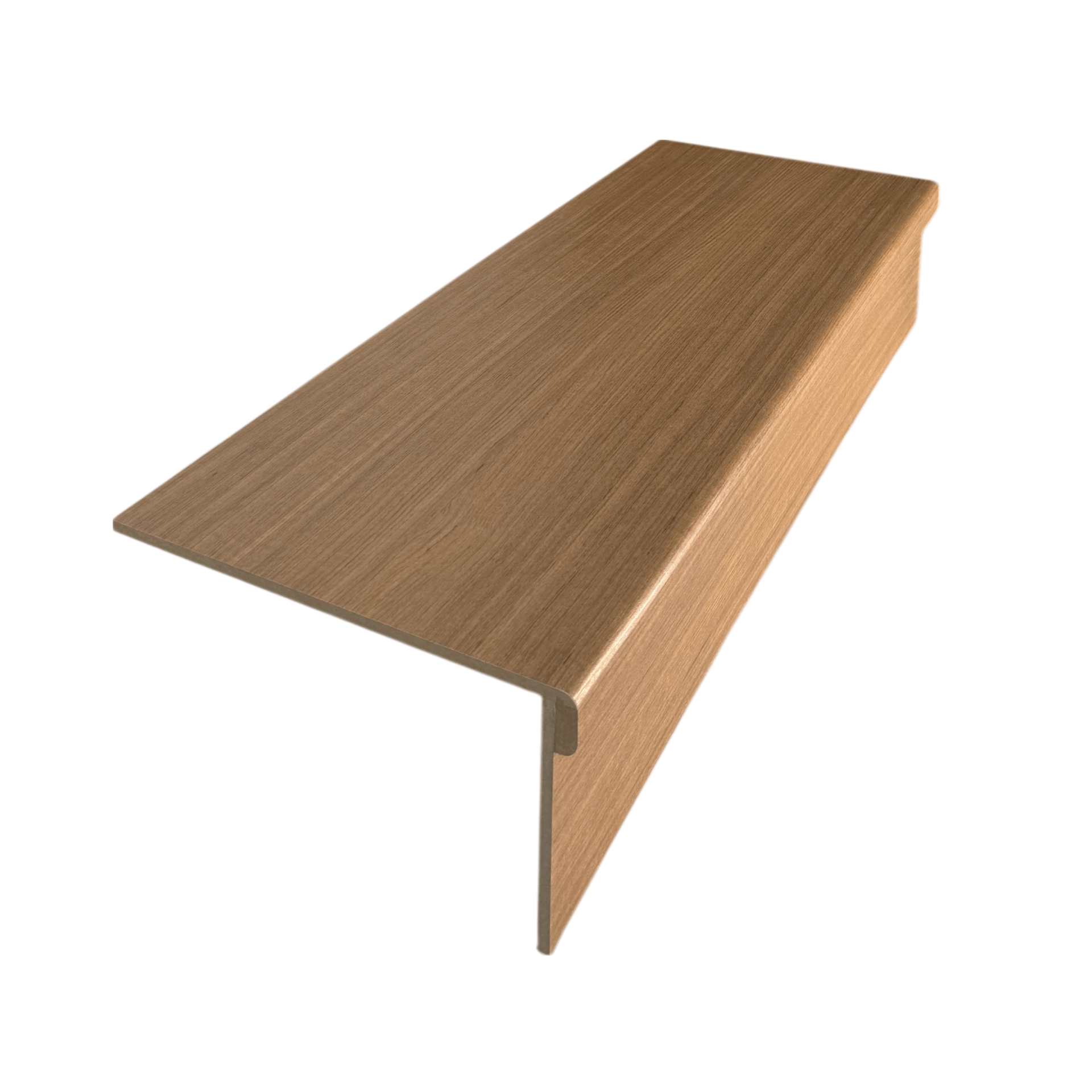 Honey Oak Wood Grain Single Stair Tread & Riser