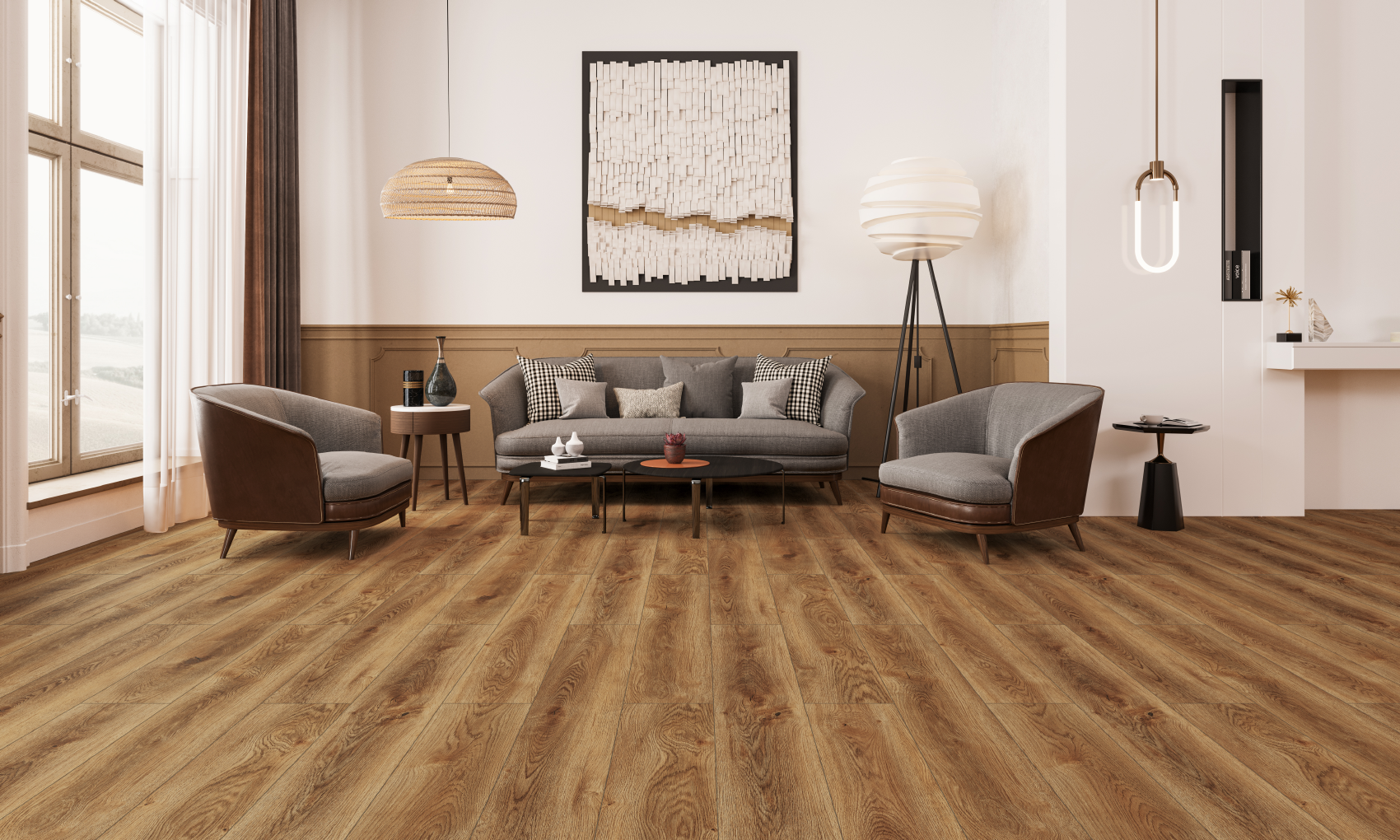 Victoria Oak Aqua - Image 2